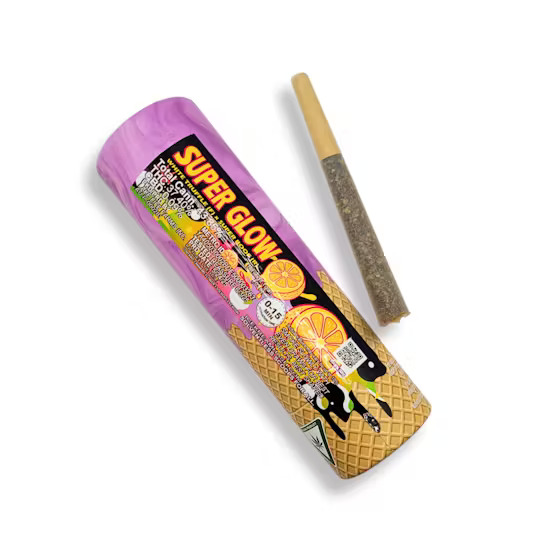 Photograph of product: Ice Kream au chocolat - Rosin Infused Preroll - Super Glow