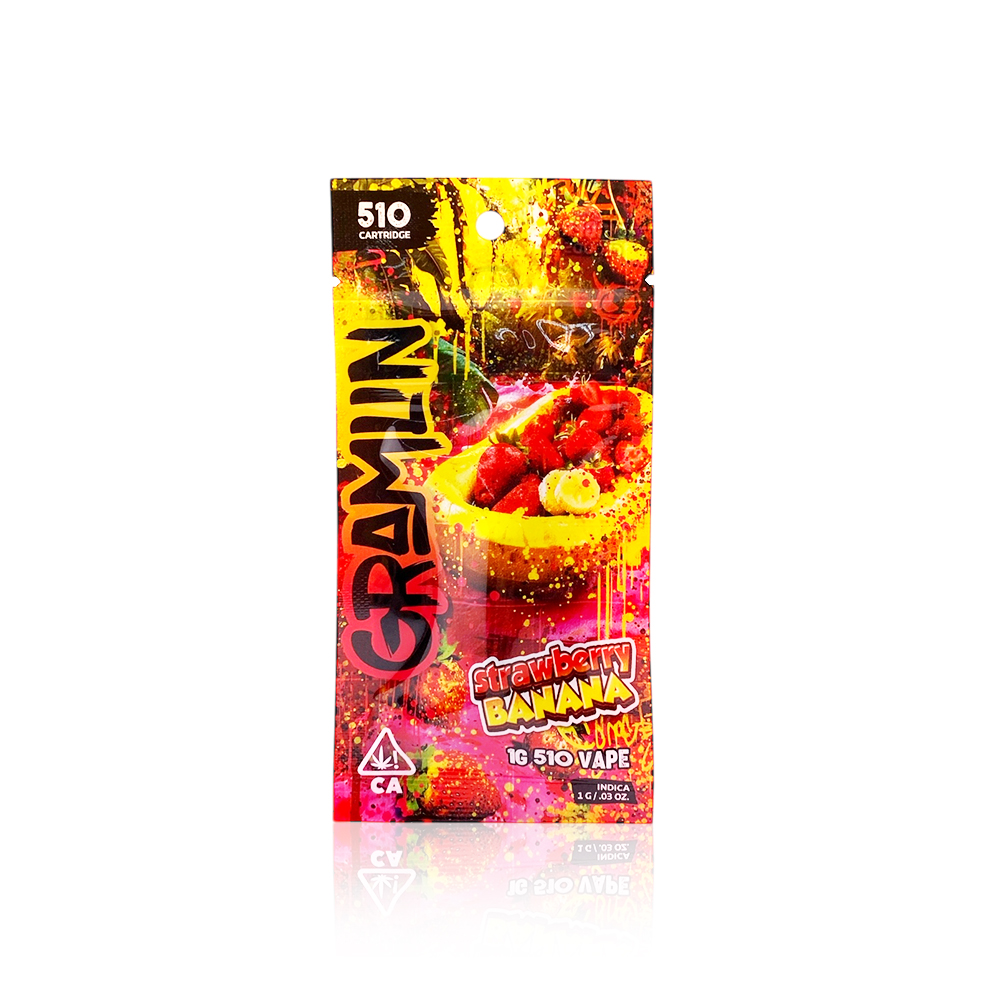 Photograph of product: GRAMLIN - Vape Pen - Strawberry Banana - 1G