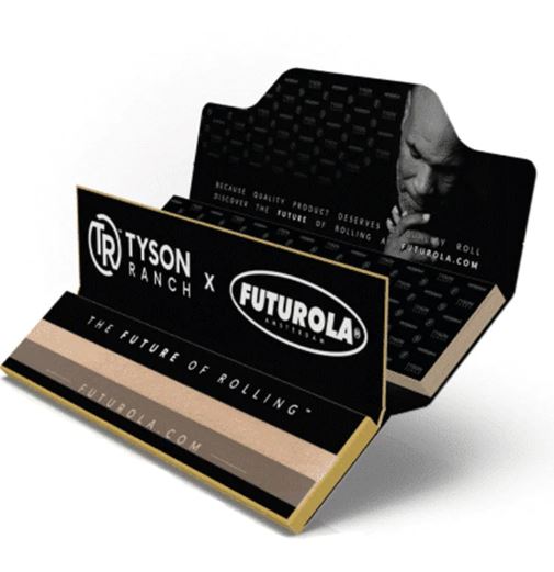 Photograph of product: Futurola Tyson Ranch | Brown King Size Slim Papers W/ Tips