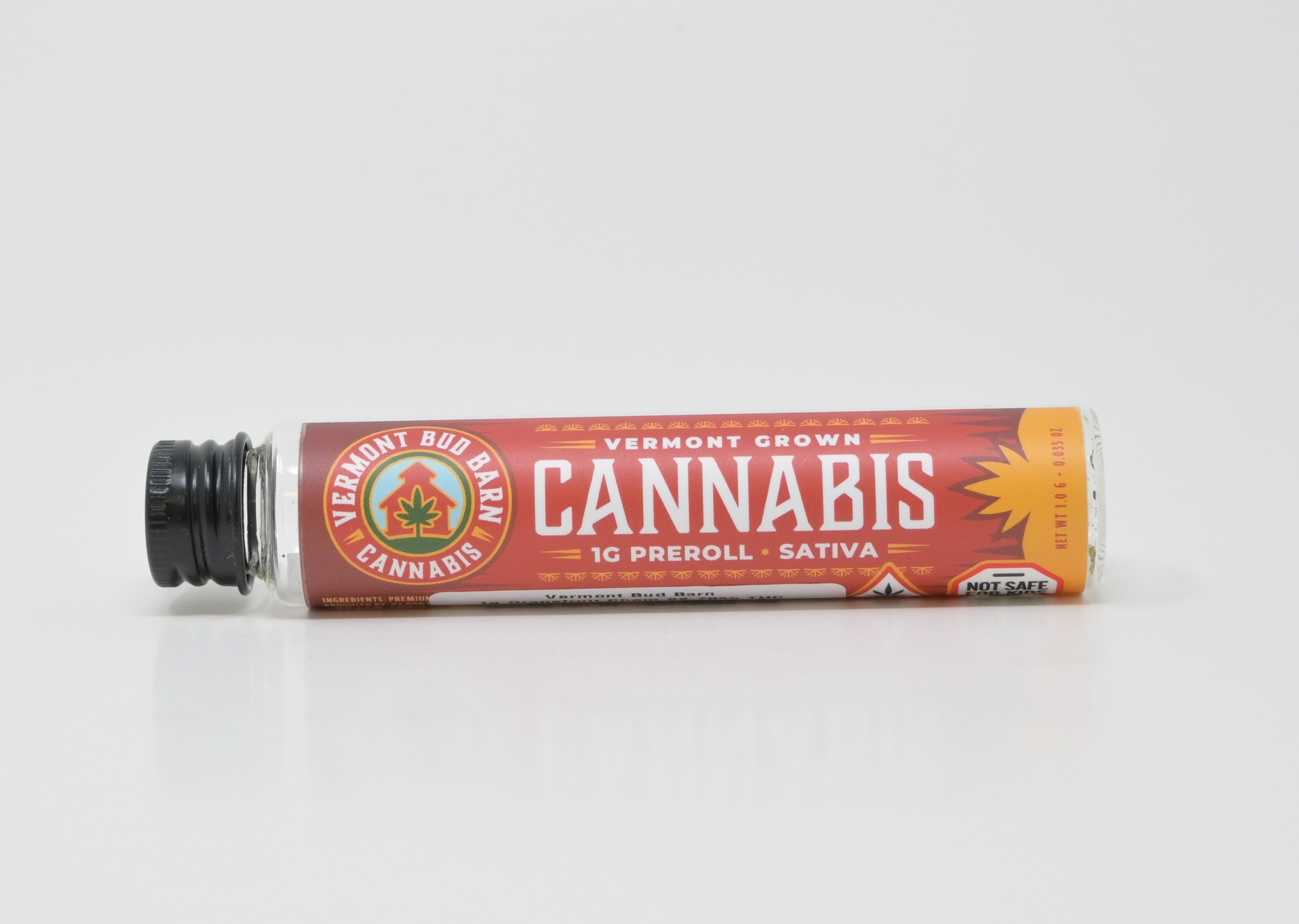 Photograph of product: VT Bud Barn Grapefruit Chem Preroll