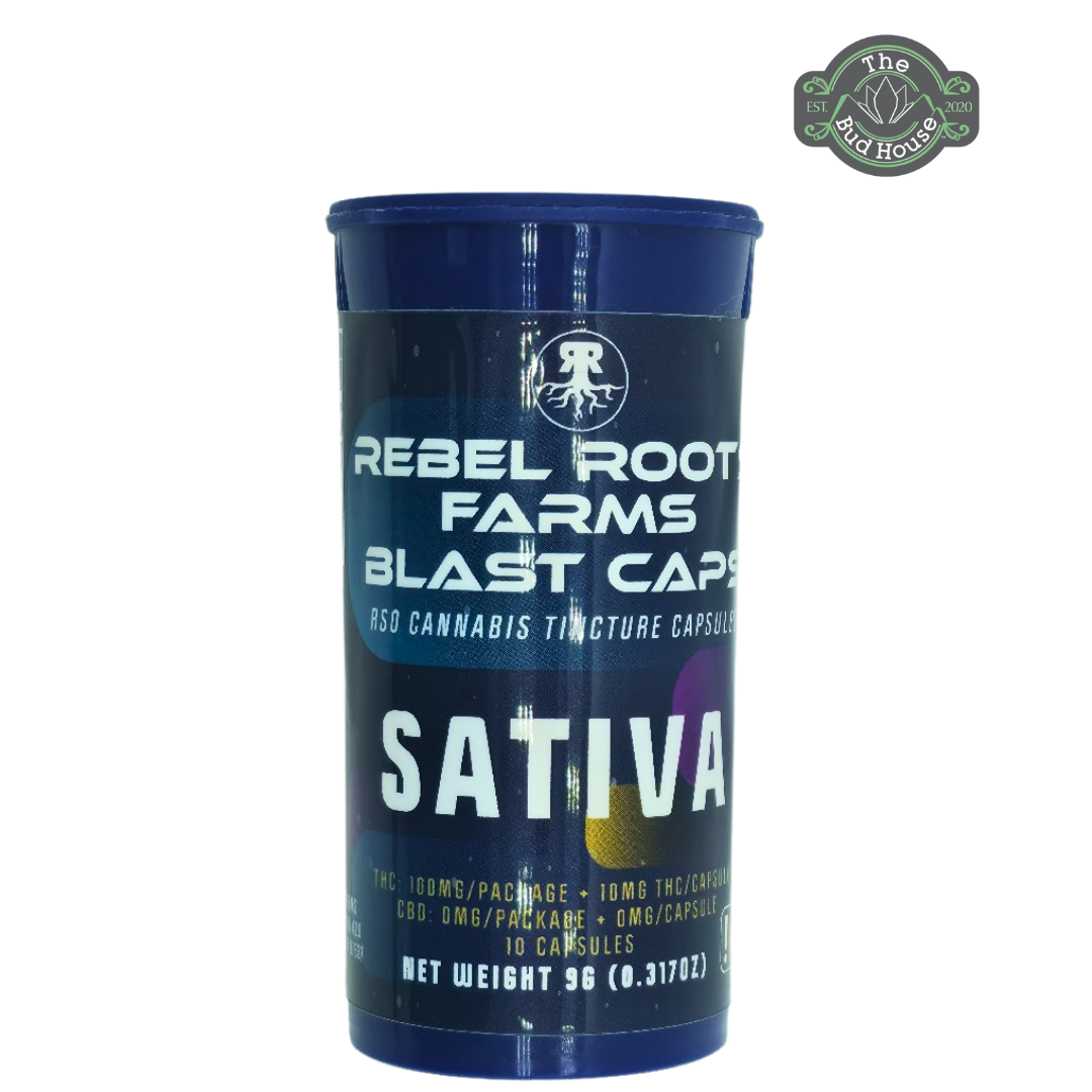 Photograph of product: Blast Caps 10pk Oui'd RSO Capsules