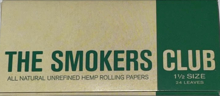 Photograph of Product: Rolling Papers | The Smokers Club 1 1/2 | All Natural Hemp