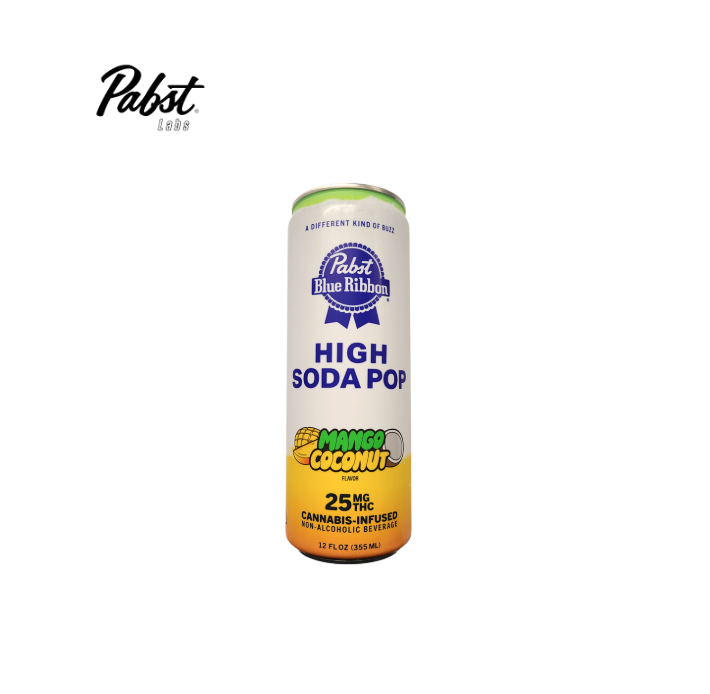 Photograph of Product: MANGO COCONUT 25MG HIGH SODA SINGLE CAN