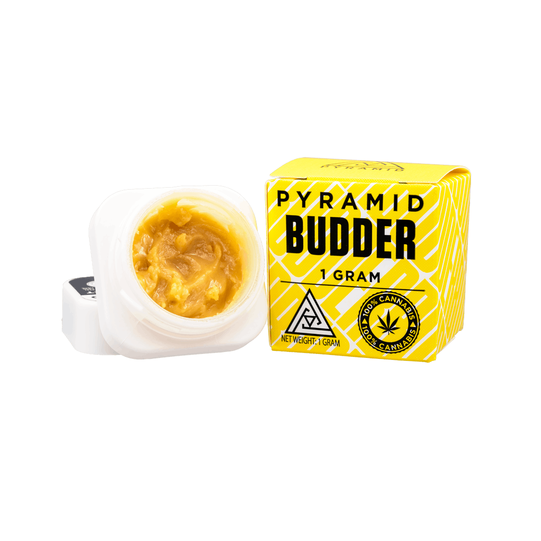 Photograph of product: Pyramid Concentrate 1g Budder- Guava Jams