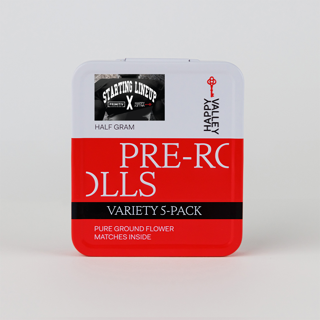 Photograph of product: Pre-Roll 5-Pack 2.5g - Starting Line Up