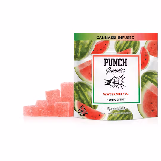 Photograph of product: Watermelon [H] I 100MG 10PK Gummy I Punch