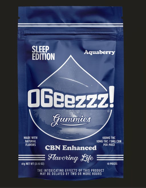 Photograph of product: AQUABERRY | SLEEP | 2:1 TH-oui:CBN | 10 PACK