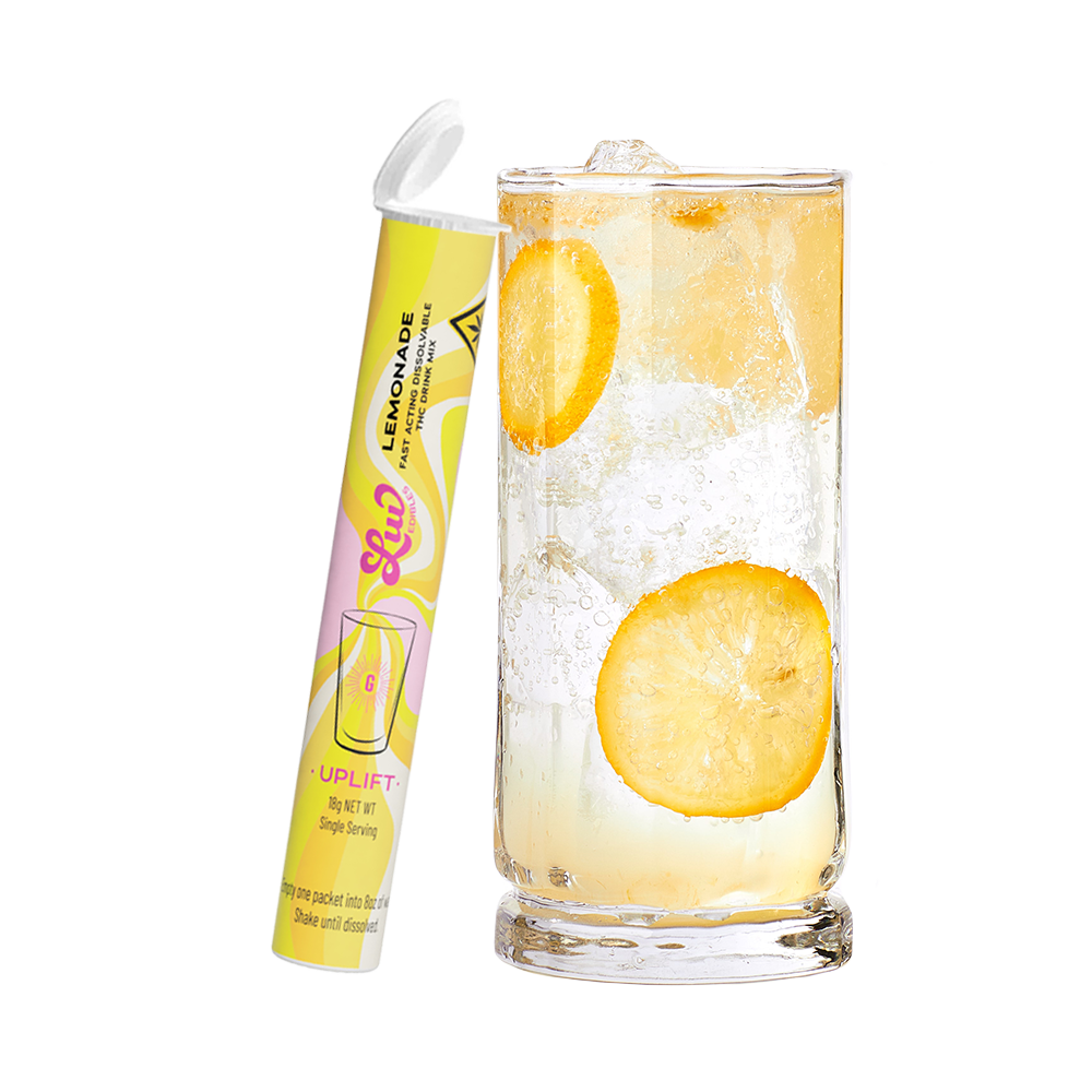 Photograph of product: LUV Edible Uplift TH-oui Powder Lemonade 1pk