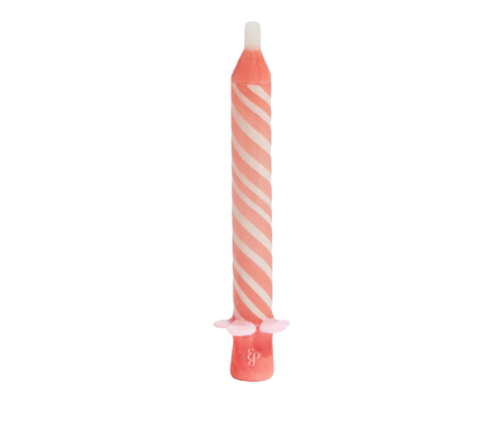 Photograph of product: Edie Parker Carnation Pink Candle One Hitter