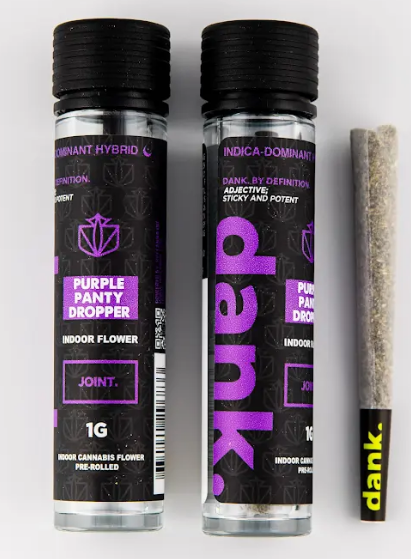 Photograph of product: Dank - Purple Panty Dropper - 1G Preroll