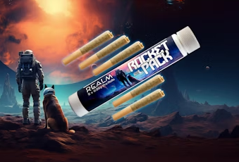 Photograph of product: Koffee Dos - .35g Rocket Pre-Roll 5pk - Realm