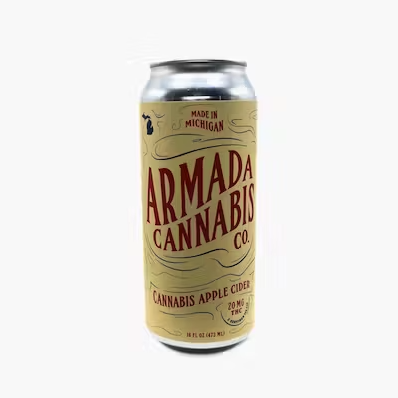 Photograph of product: Armada Oui'd Co. 20mg Single 16oz - Apple Cider