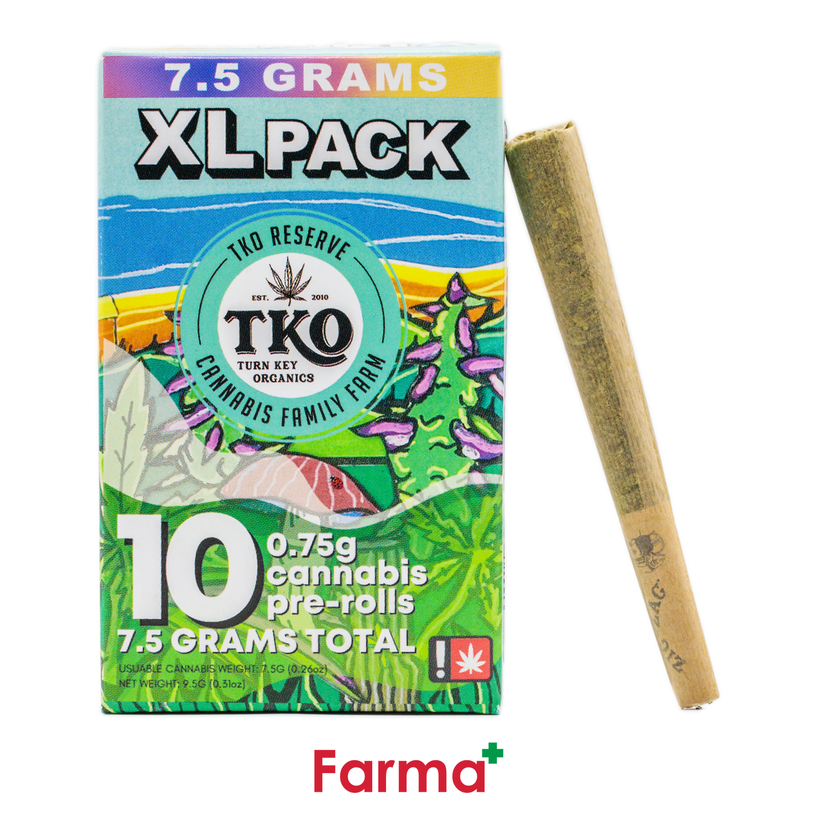 Photograph of product: TKO Reserve Mean Momma 10pk Pre-Roll .75g