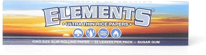 Photograph of product: ELEMENTS Rolling Papers | King Size Slim