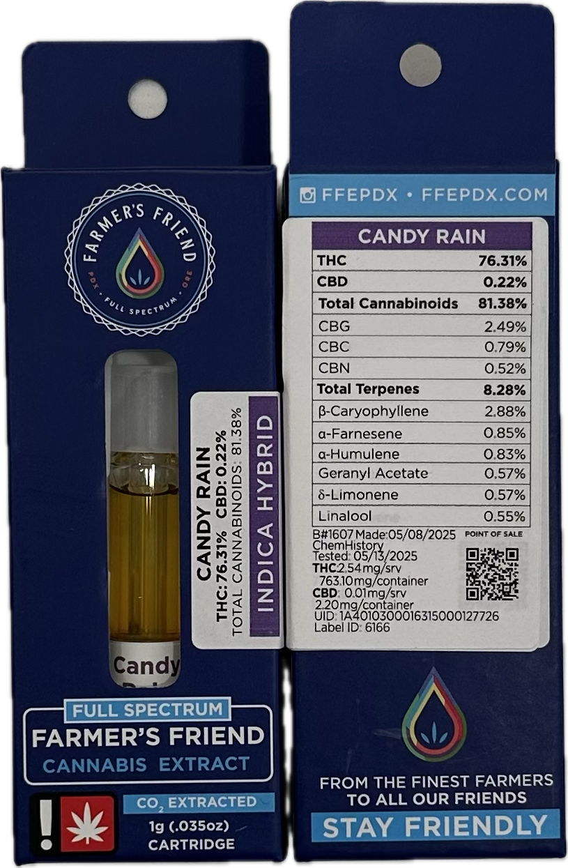 Photograph of product: Candy Rain Cartridge