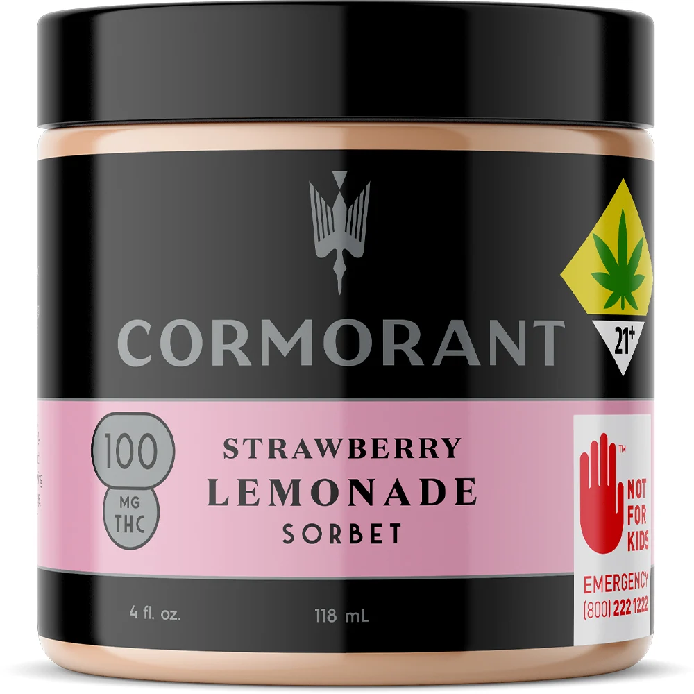 Photograph of product: Strawberry Lemonade Sorbet, 4oz