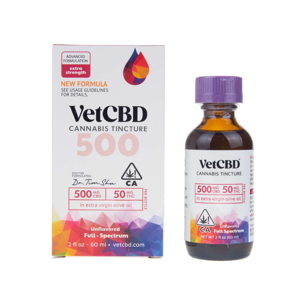 Photograph of product: Vet CBD | Extra Strength Pet Tincture  (10:1 CBD:TH-oui - 550mg Total)