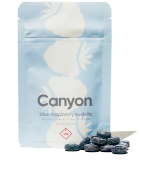 Photograph of Product: Canyon - SuckIT - Blue Raspberry 2.5mg pieces