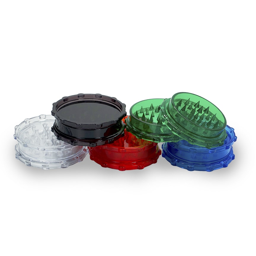 Photograph of product: Medium 60mm Acrylic Grinder Assorted Colors