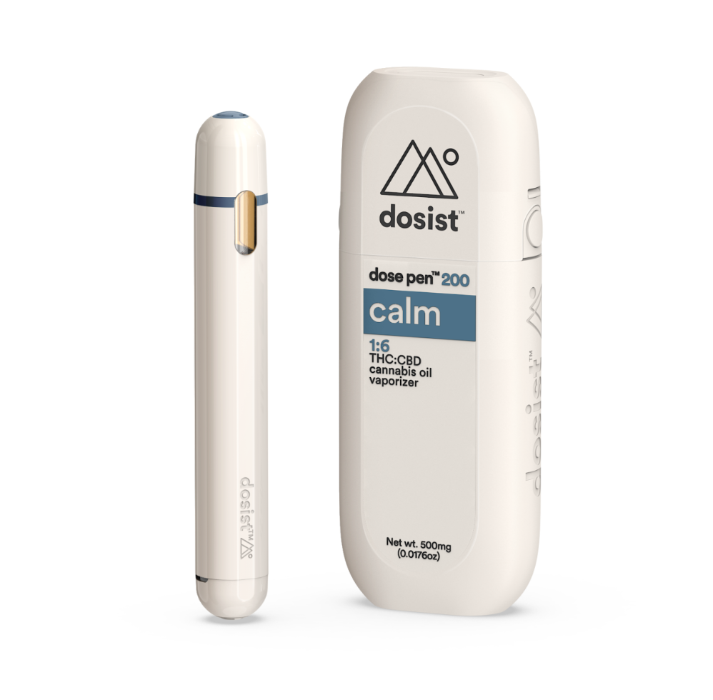 Photograph of product: Dosist | Calm | Disposable Vape | 1 TH-oui : 1 CBD | 0.5g