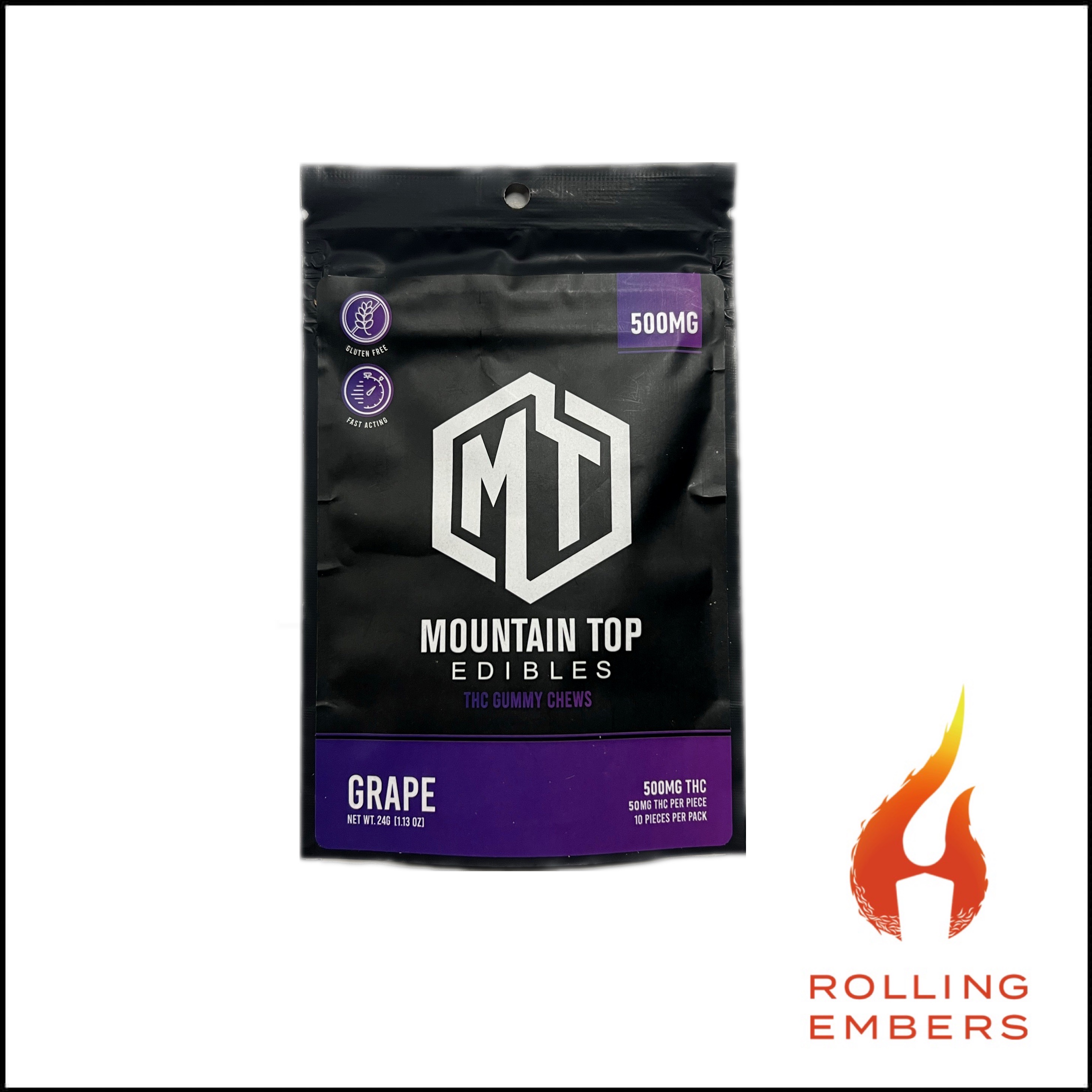 Photograph of product: Mt. Top | Grape | Gummies