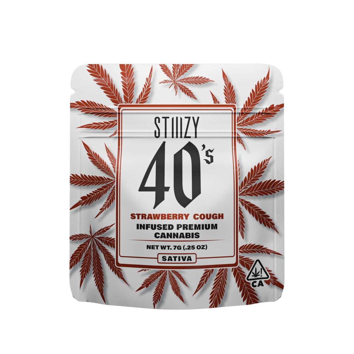 Photograph of product: Stiiizy 40's 7G Infused Flower - Strawberry Cough