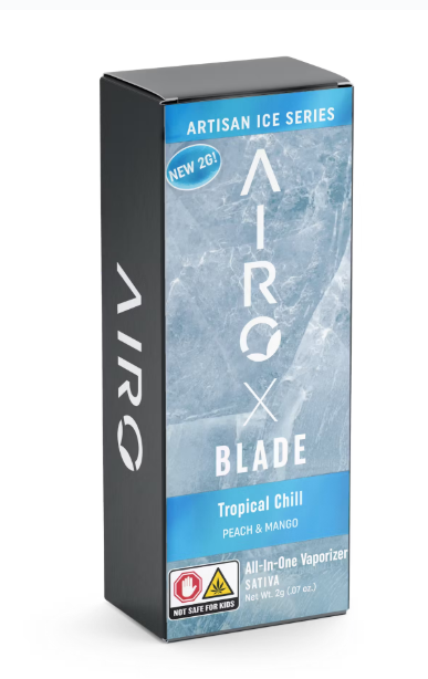 Photograph of product: Airo | Tropical Chill | Vape Cart | Disposable 2g