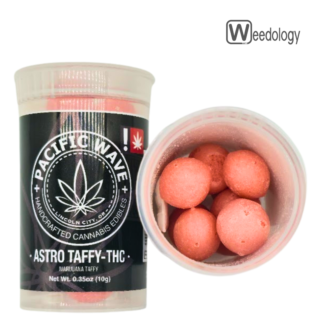 Photograph of product: Pacific Wave 10pk WATERMELON 100mg Astro Taffy