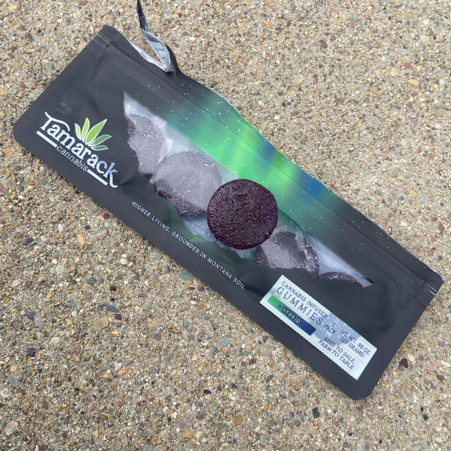 Photograph of product: REGULAR - Gummie Gems - Blackberry - NIGHT