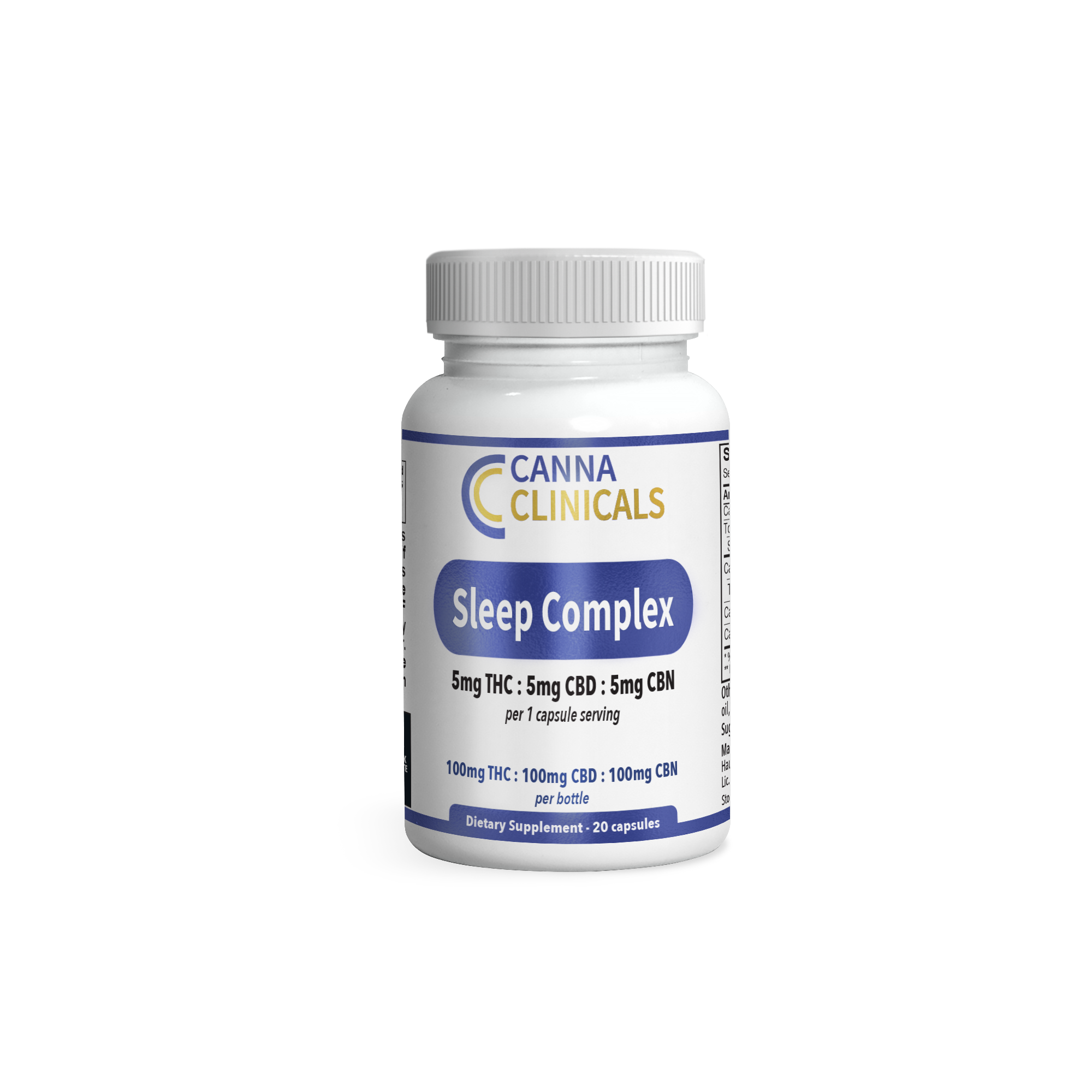 Photograph of product: Canna Clinicals - Sleep Capsules 20pk - 100mg