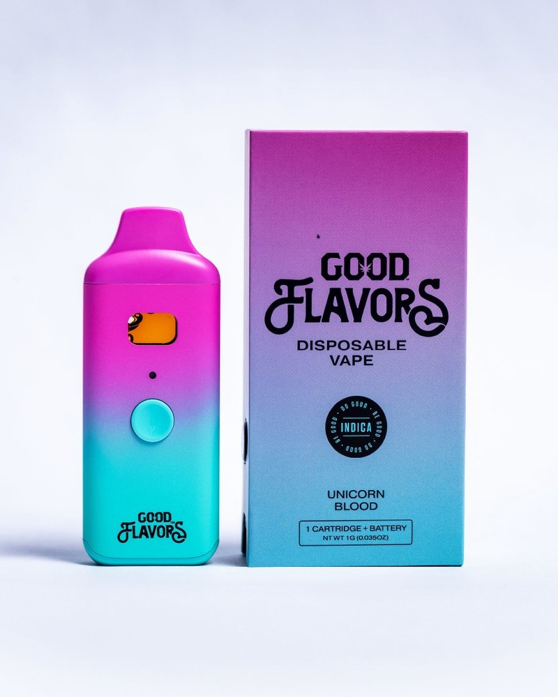 Photograph of product: Unicorn Blood Oui'd GOOD Flavors Dispoable Vape by GOOD Oui'd