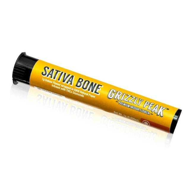 Photograph of product: Oui'd | Grizzly Bone | Infused Pre Roll | 1g