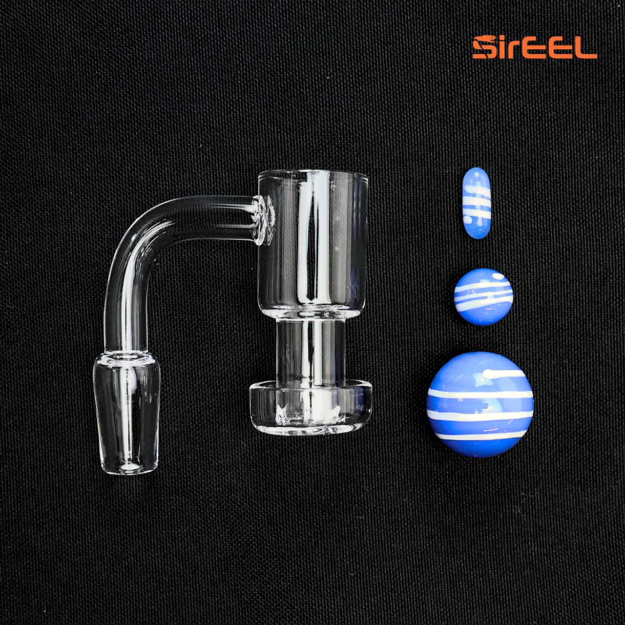 Photograph of product: SirEEL - Serpent Quartz Terp Slurper Set (14mm Male)