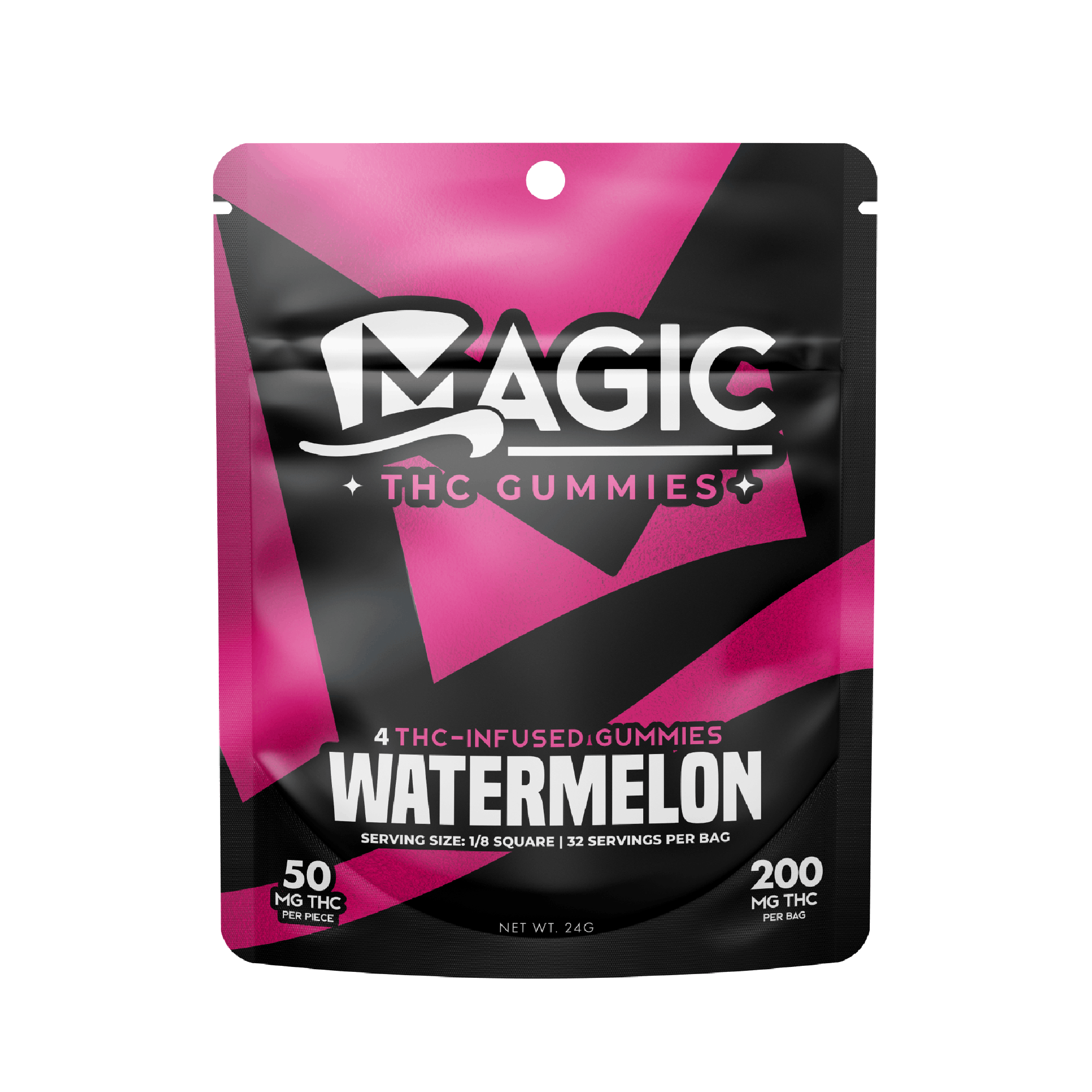 Photograph of product: Magic | Watermelon | 200mg Gummies | REC