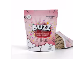 Photograph of product: Buzz Gummies Strawberry Swirl 100mg 10pk