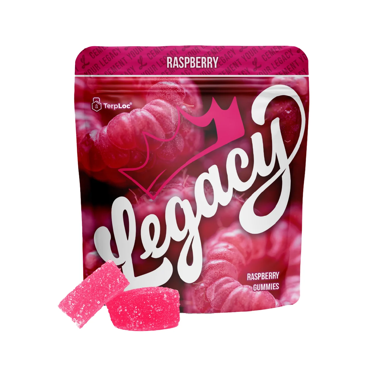 Photograph of product: RASPBERRY GUMMIES | 10PK | 100MG