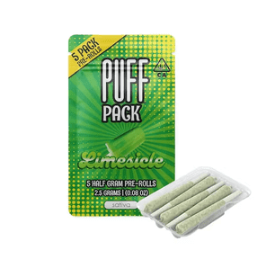 Photograph of product: Puff - Limesicle MultiPack Preroll 2.5g 5CT - 