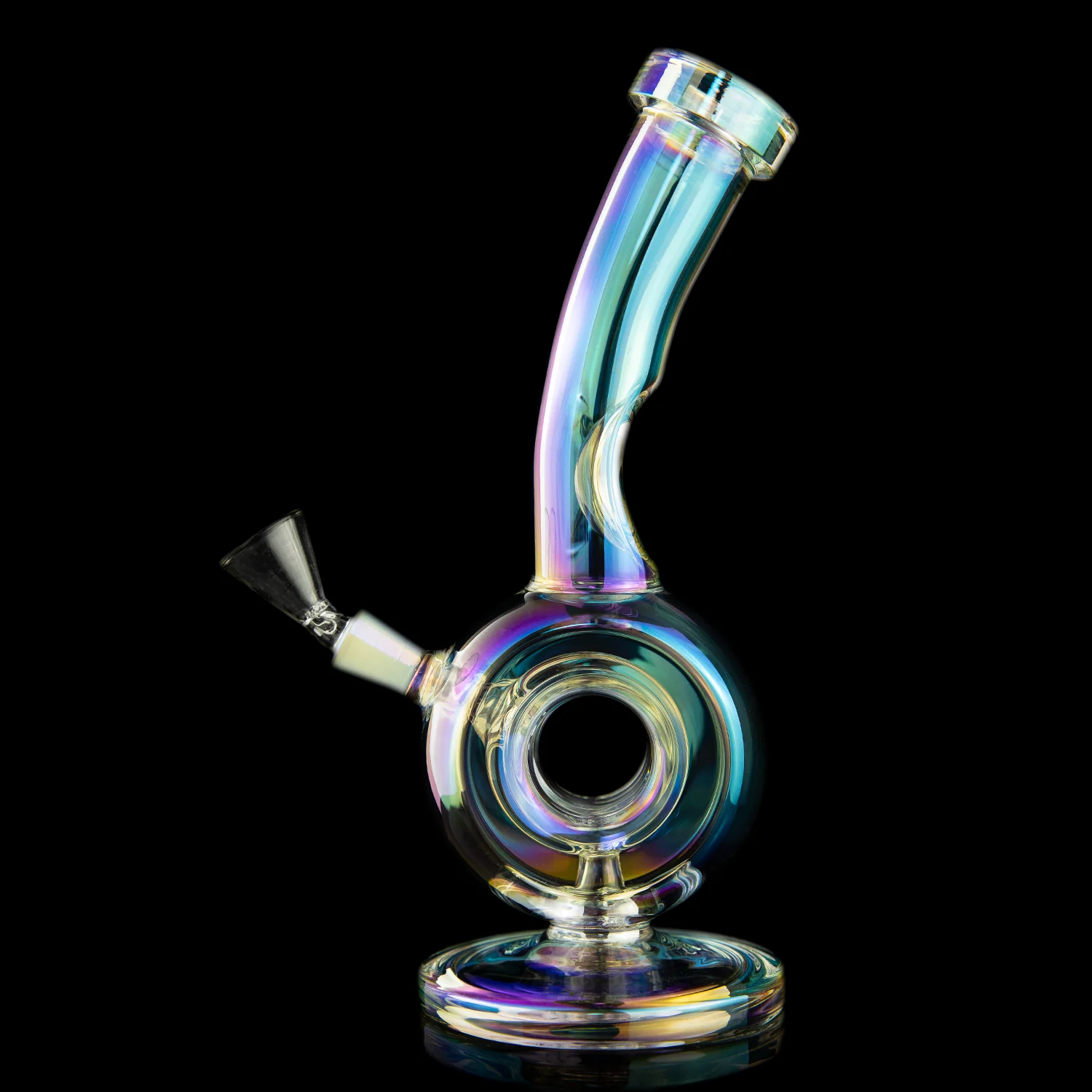 Photograph of product: M J Arsenal Iriedescent Saturn Mini Water Pipe