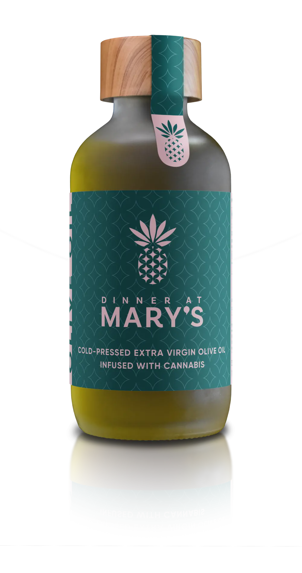 Photograph of product: Condiment | Dinner at Mary's Infused Olive Oil | 100mg | Second Act Oui'd