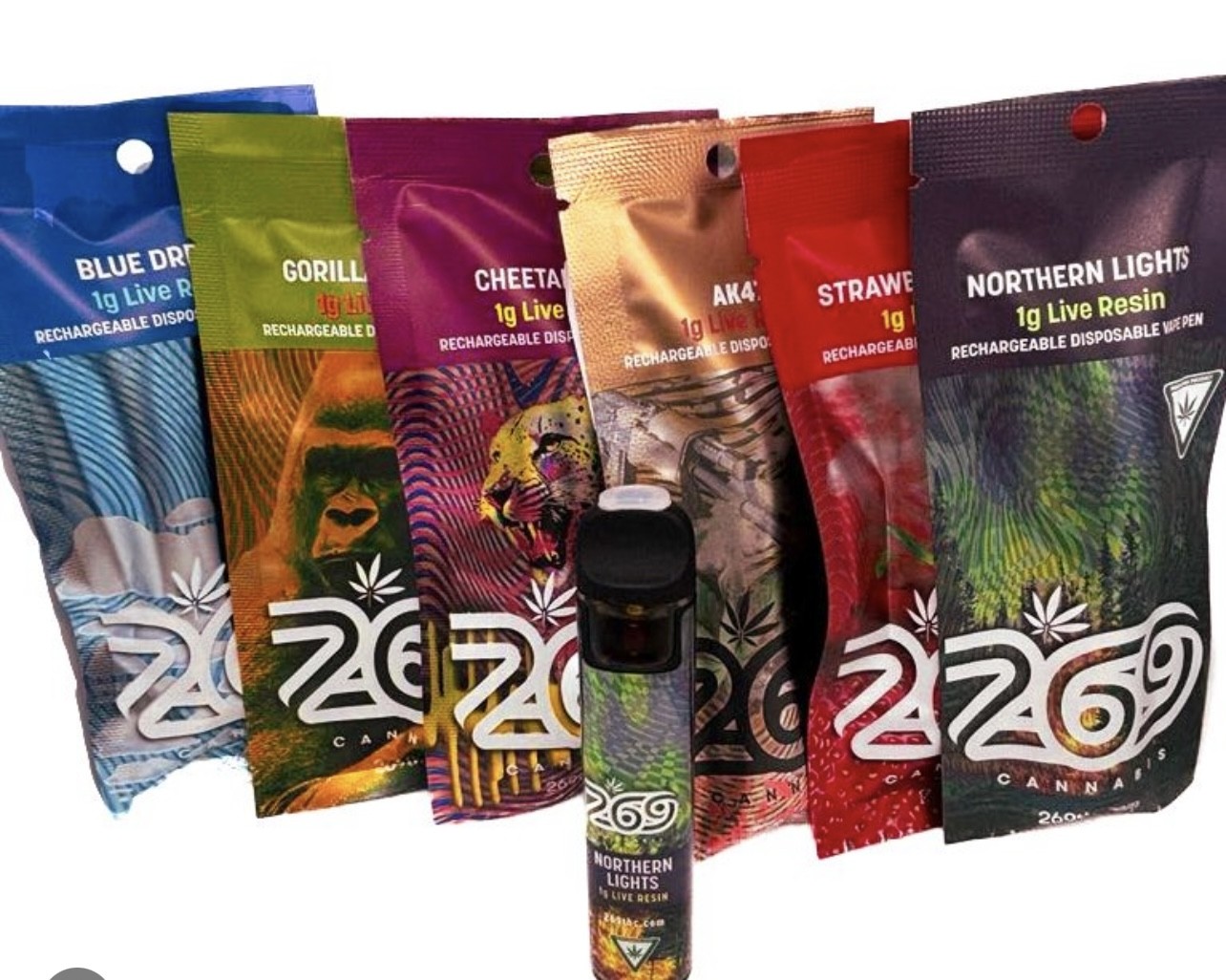 Photograph of product: 269 Oui'd Live Resin Disposable AK