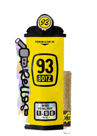 Photograph of product: 93 Boyz - Infused Blunt - Peanut Butter Mintz Rellos (1.5g)