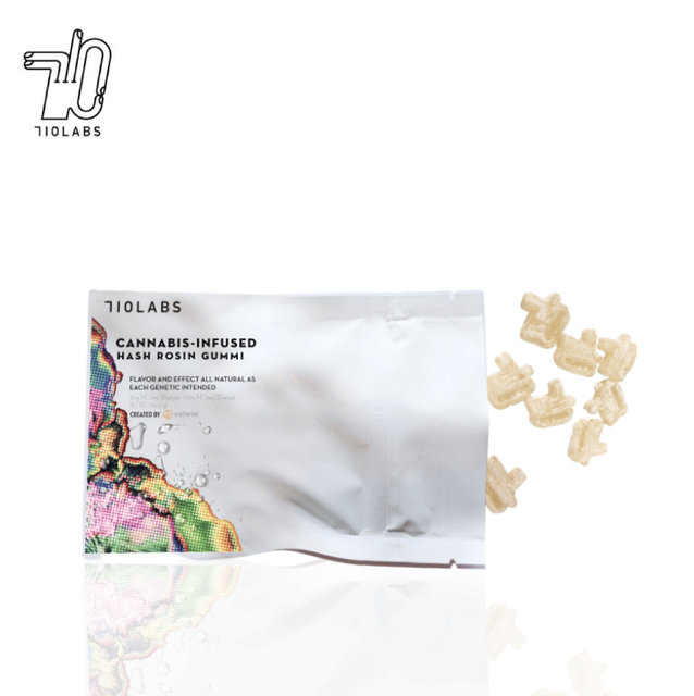 Photograph of product: 710 Labs - Fire Water #106 - Hash Rosin Gummies - 100mg - Gummies