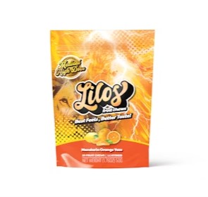 Photograph of product: Lilos Mandarin Orange Yuzu (S) 1:1 TH-oui:CBG Fruit Chews 50mg 10pc