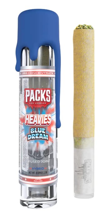 Photograph of product: Packs | Heavy | Blue Dream | Infused Pre-roll