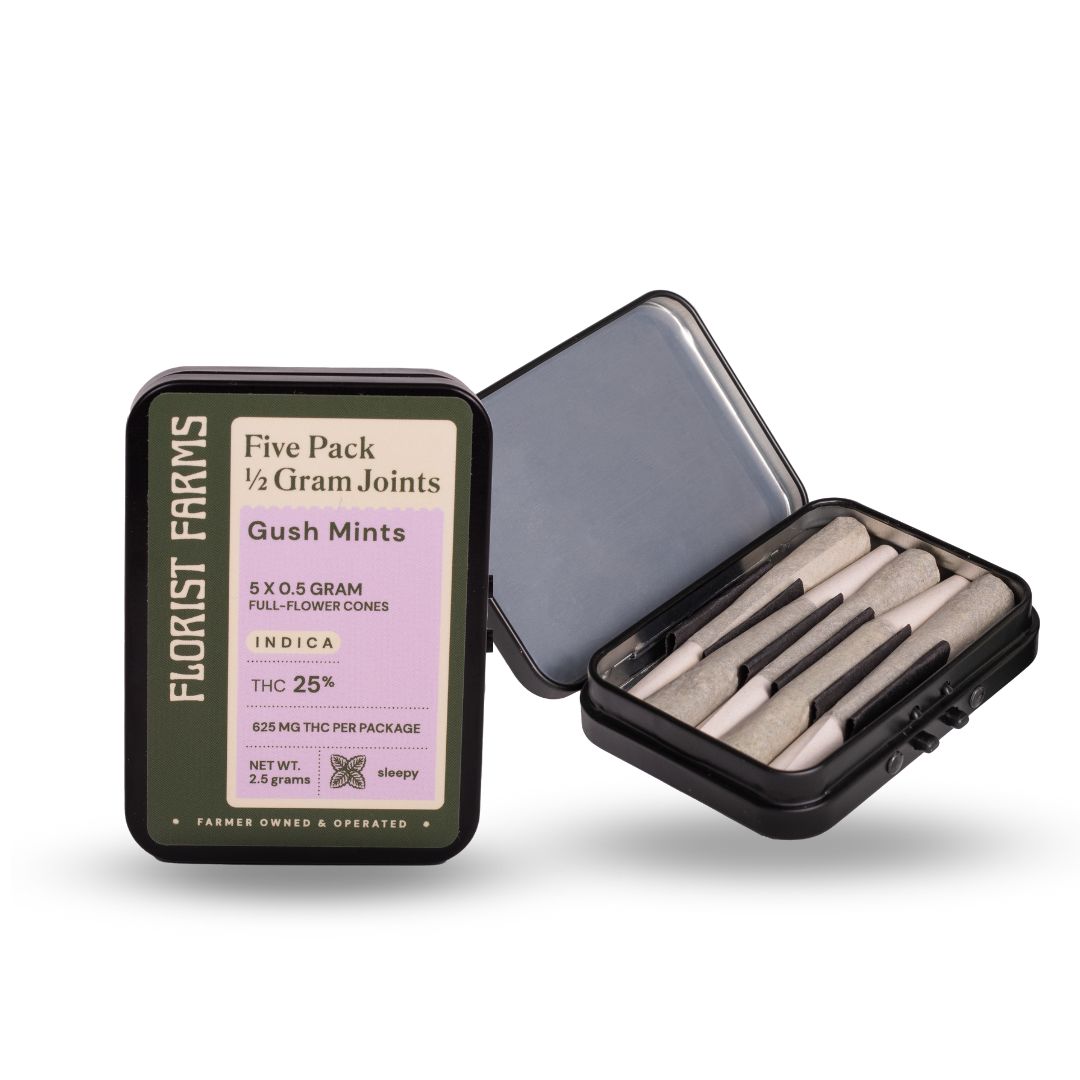 Photograph of Product: Florist Farms | Gush Mints | Prerolls | 7 Pack