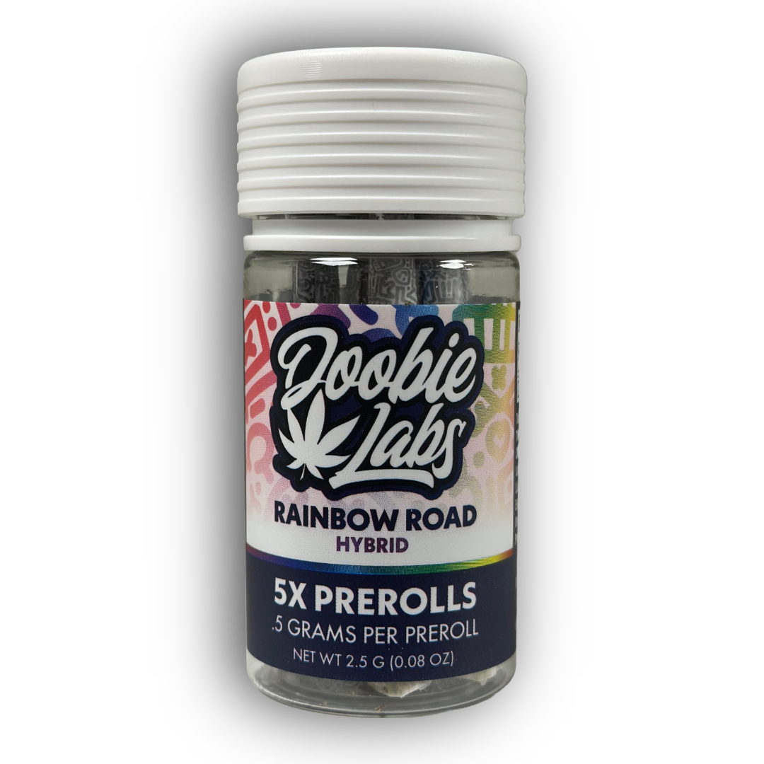 Photograph of Product: Doobie Labs | Rainbow Sherbert | 5PK 0.5G Prerolls