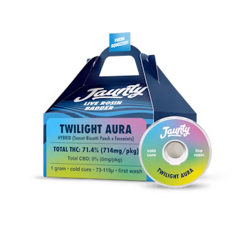 Photograph of product: Jaunty - Twilight Aura - Solventless Live Rosin Badder