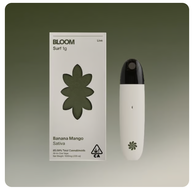 Photograph of product: Bloom - Live Disposable - Lime Sugar Cookie (1g)