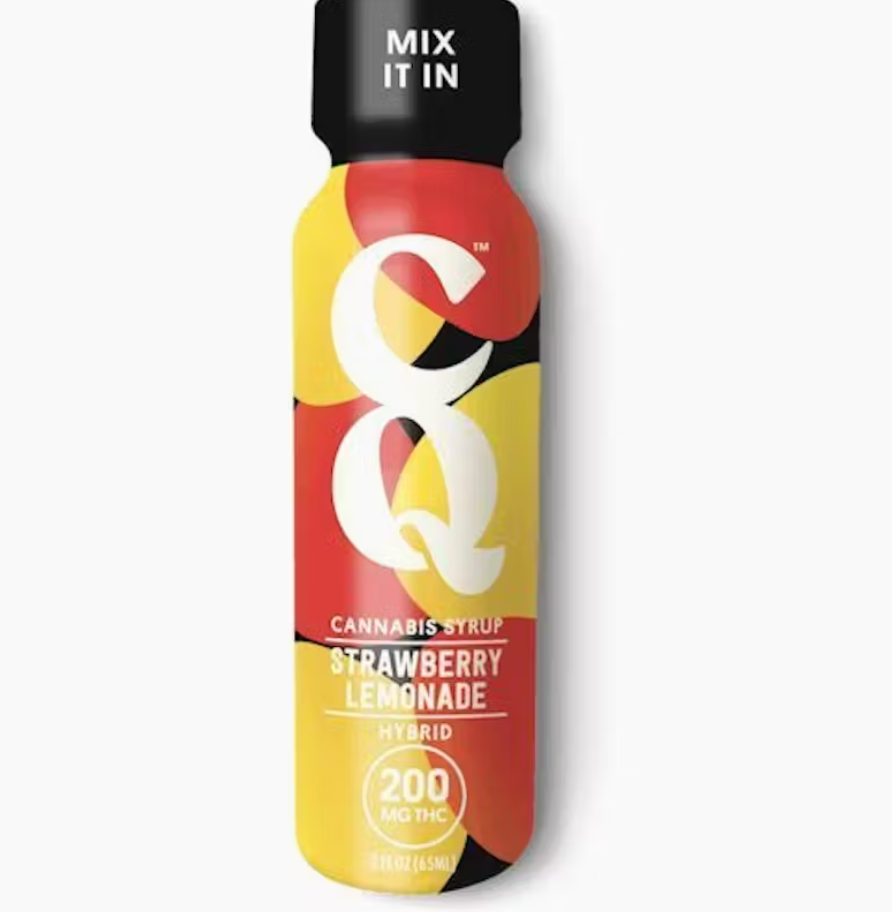 Photograph of product: Strawberry Lemonade Syrup Drink Enhancer 200mg by CQ