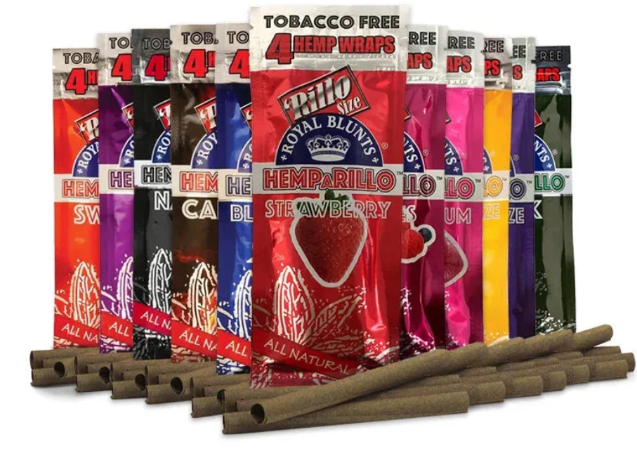 Photograph of product: Hemparillo Wraps | Hemp Wrap | Sugar Cane | 4 pack